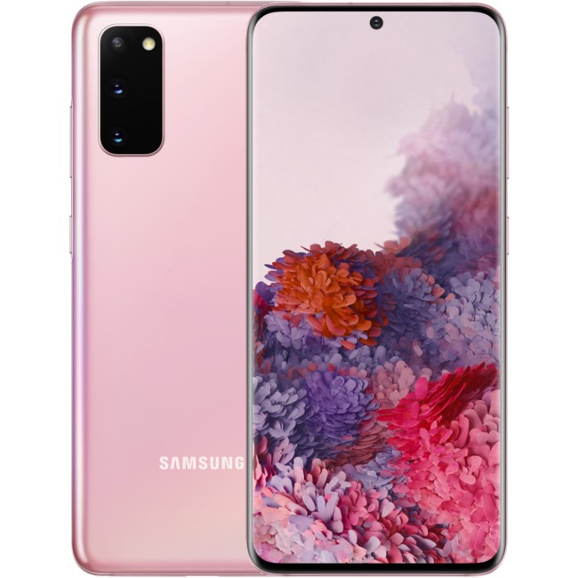 Samsung Galaxy S20 4G Cloud Pink 6.2" 128GB 4G Unlocked & SIM Free Smartphone