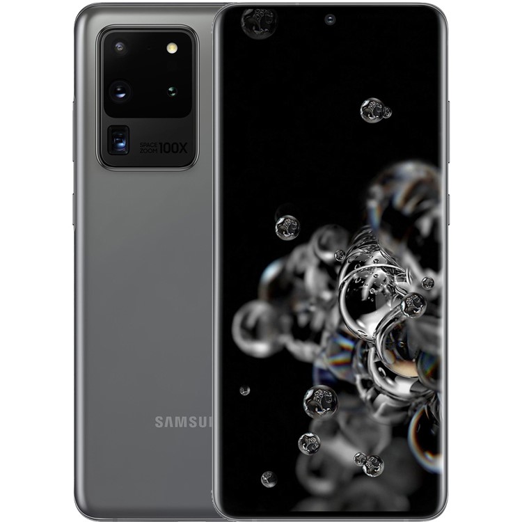 Refurbished Samsung Galaxy S20 Ultra 128GB 5G SIM Free Smartphone - Cosmic Grey