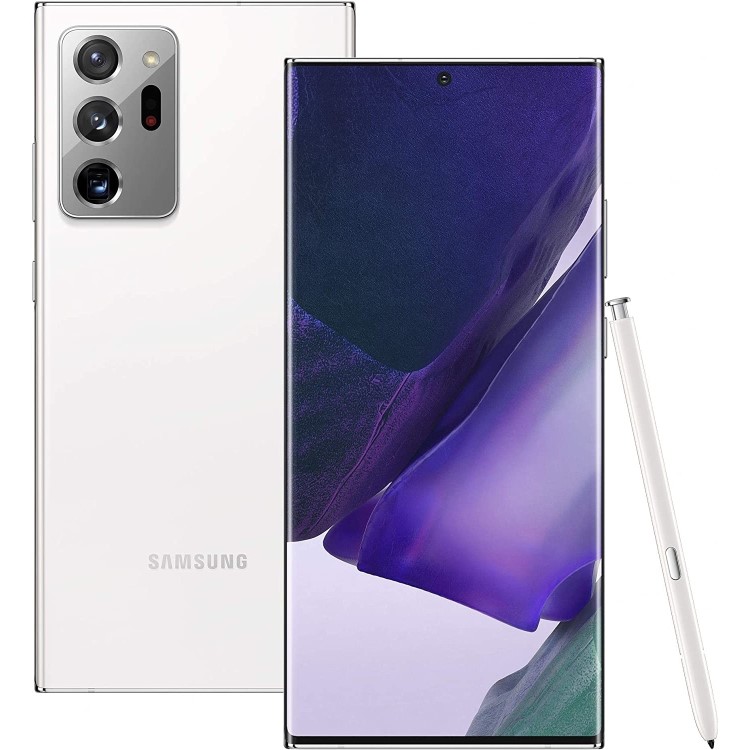 Refurbished Samsung Galaxy Note20 Ultra Mystic White 6.9" 256GB 5G Unlocked & SIM Free Smartphone