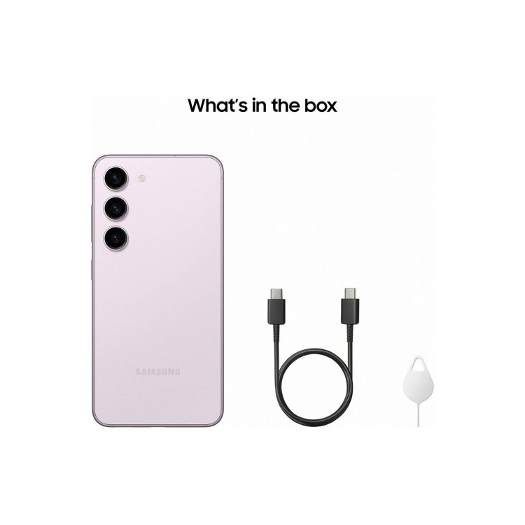 Samsung Galaxy S23 Lavender 6.1" 256GB 5G Unlocked & SIM Free Smartphone