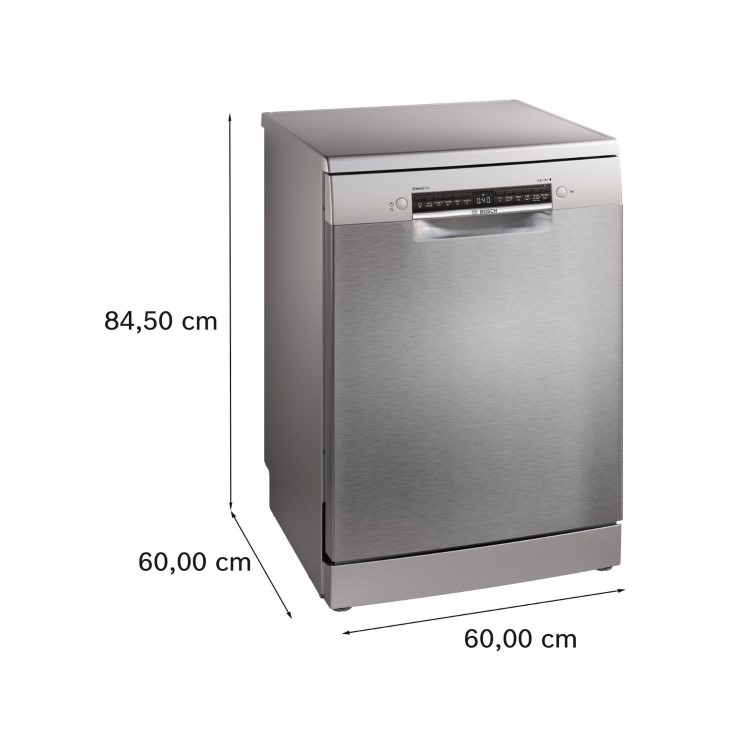 Refurbished Bosch Series 4 14 Place Settings Freestanding Dishwasher - Stainless steel