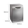 Refurbished Bosch Series 4 14 Place Settings Freestanding Dishwasher - Stainless steel