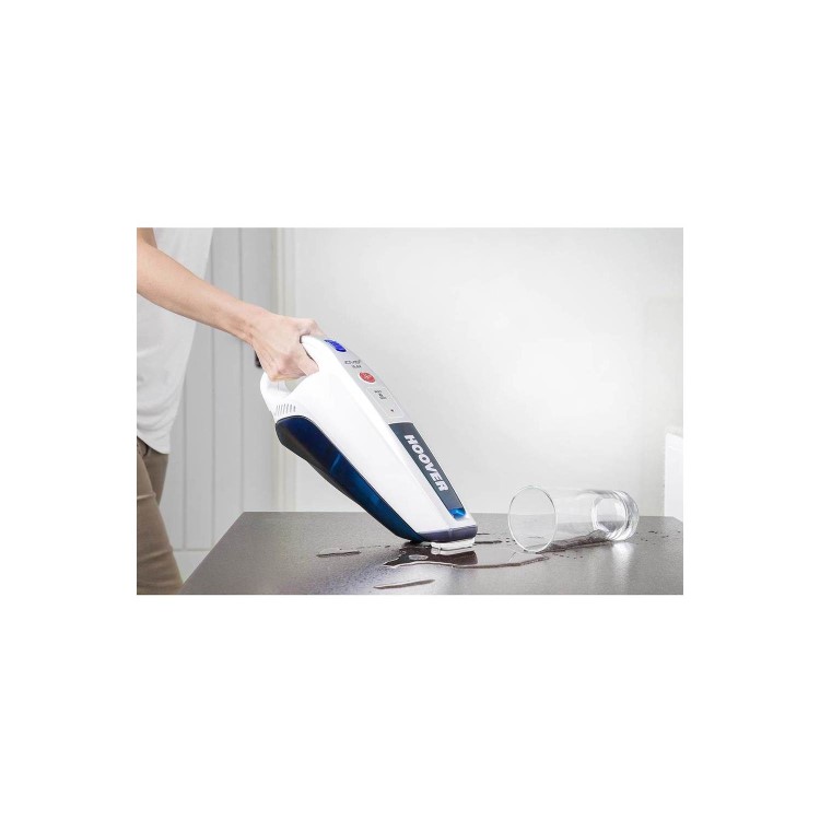 Hoover SM156WDP4A Jovis Plus Wet & Dry Cordless Handheld Vacuum Cleaner - Blue & White