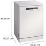Bosch Series 4 Freestanding Dishwasher - Smart Wi-Fi, B-Rated, White