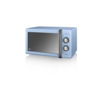 Swan Retro SM22070BLN 25L 900W Freestanding Microwave - Blue