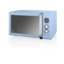 Swan SM22080BLN 25L 900W Retro Design Freestanding Digital Combination Microwave in Blue