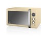 Swan Retro Digital SM22080CN 25L 900W Freestanding Microwave - Cream