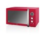 Swan Retro Digital SM22080RN 25L 900W Freestanding Microwave Oven - Red