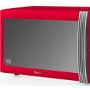 Swan Retro Digital SM22080RN 25L 900W Freestanding Microwave Oven - Red