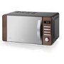 GRADE A3 - Swan SM22090COPN 20L 800W Freestanding Microwave - Copper