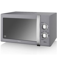 Swan SM22130GRN Retro 20L Microwave - Grey