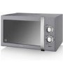 Swan SM22130GRN Retro 20L Microwave - Grey