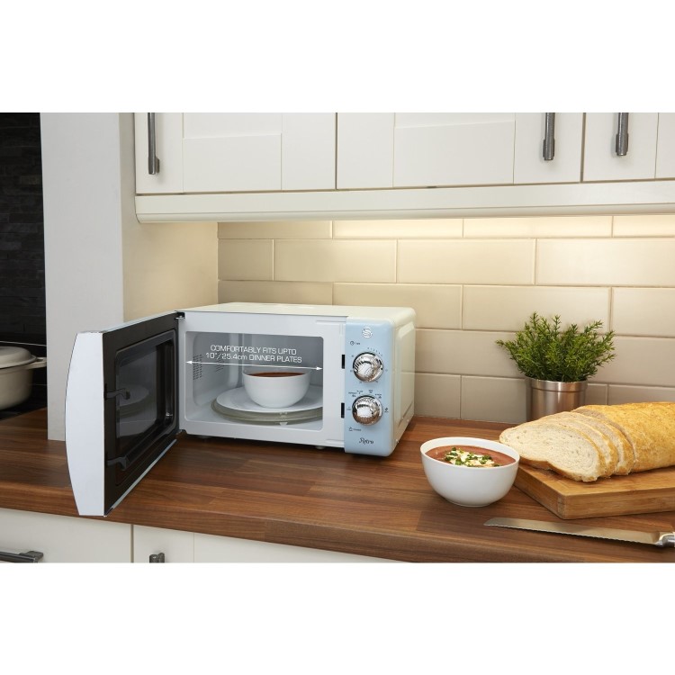 Swan SM22130GRN Retro 20L Microwave - Grey