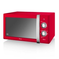 Swan Retro SM22130RN 20L 800W Freestanding Microwave - Red