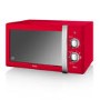 Swan Retro SM22130RN 20L 800W Freestanding Microwave - Red