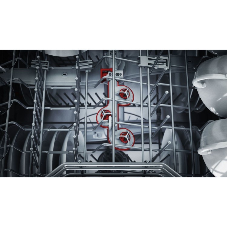 Bosch Series 6 Integrated Dishwasher - Smart, A-rated, Silver control panel