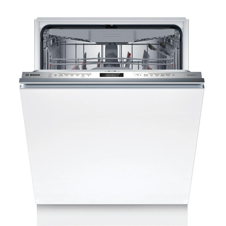 Bosch Series 6 Integrated Dishwasher - Smart, A-rated, Silver control panel