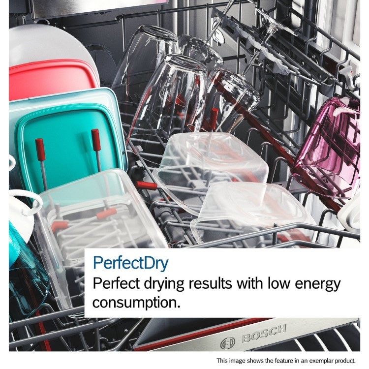 Bosch Series 6 Integrated Dishwasher - Smart, A-rated, Silver control panel