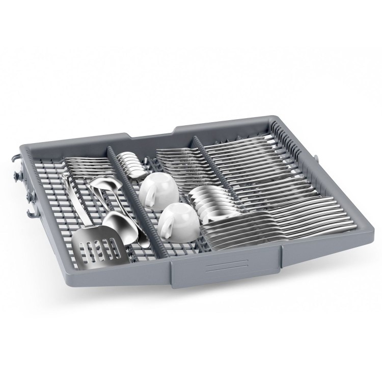 Bosch Series 6 Integrated Dishwasher - Smart, A-rated, Silver control panel