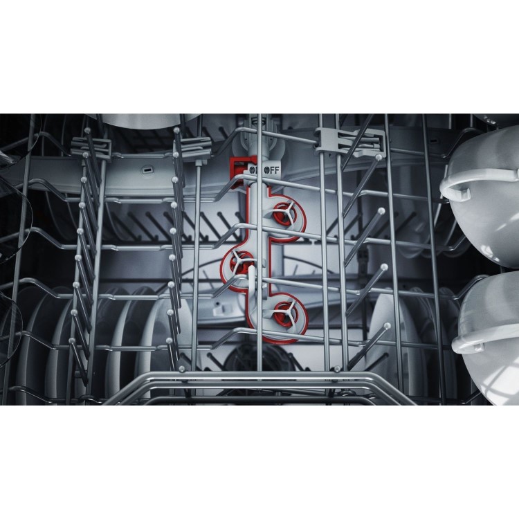 Bosch Series 8 Integrated Dishwasher - Smart Wi-Fi A-Rated Silver control panel