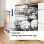 Bosch Series 8 Integrated Dishwasher - Smart Wi-Fi A-Rated Silver control panel