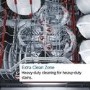 Bosch Series 8 Integrated Dishwasher - Smart Wi-Fi A-Rated Silver control panel