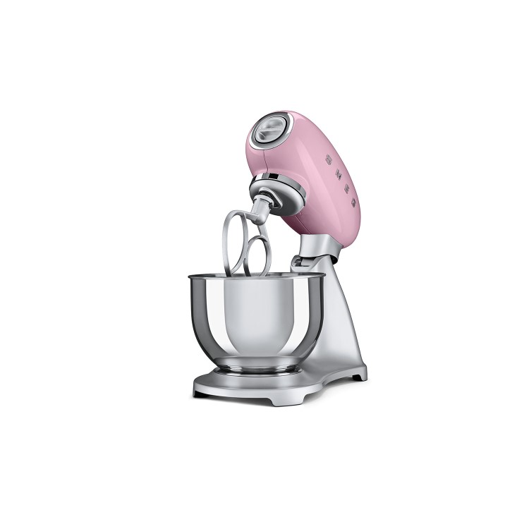 Smeg SMF01PKUK Retro Style Stand Mixer - Pink