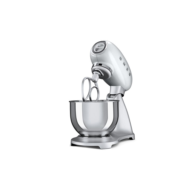 Smeg SMF01SVUK Retro Style Stand Mixer - Silver