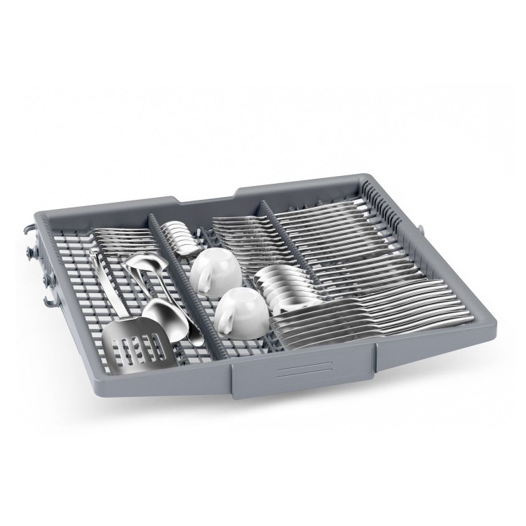 Bosch Series 4 Integrated Dishwasher - Smart C-rated Silver control panel