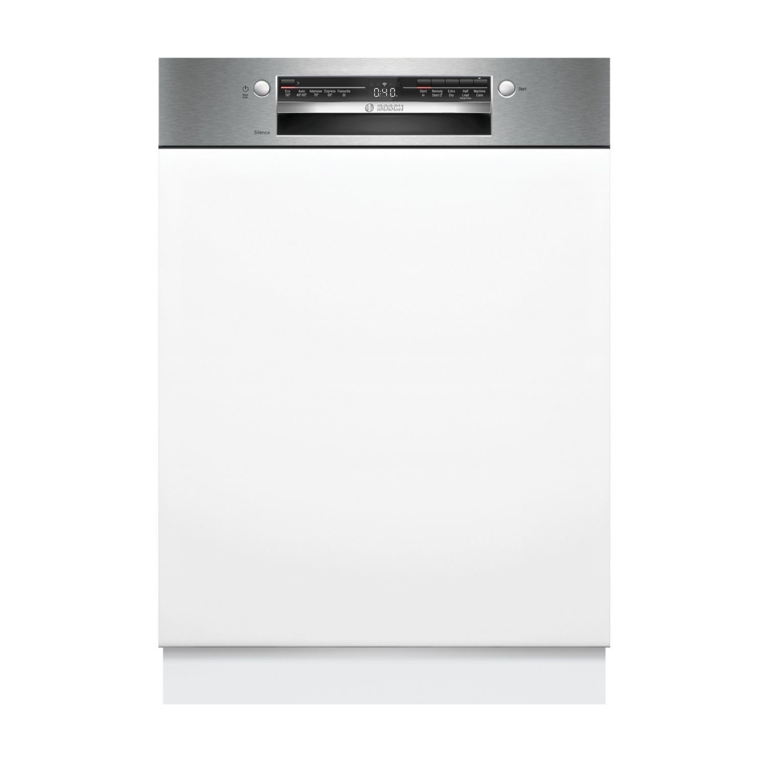 Bosch SMI2HTS02G Series 2 Semi Integrated Dishwasher - Stainless Steel - WiFi Connected