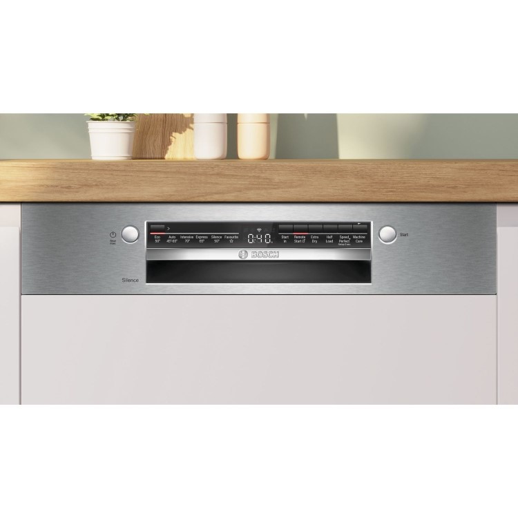 Bosch Series 2 Integrated Dishwasher - Stainless Steel Smart C-rated Extra Dry