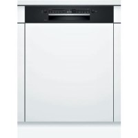 Bosch Series 2 12 Place Settings Semi Integrated Dishwasher - Black