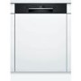 Bosch Series 2 12 Place Settings Semi Integrated Dishwasher - Black