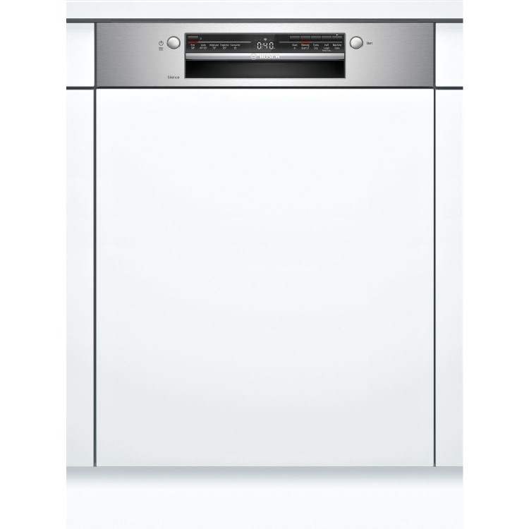 Bosch Series 2 12 Place Settings Semi Integrated Dishwasher - Silver