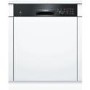 Bosch SMI50C16GB ActiveWater 12 Place Semi-integrated Dishwasher Black