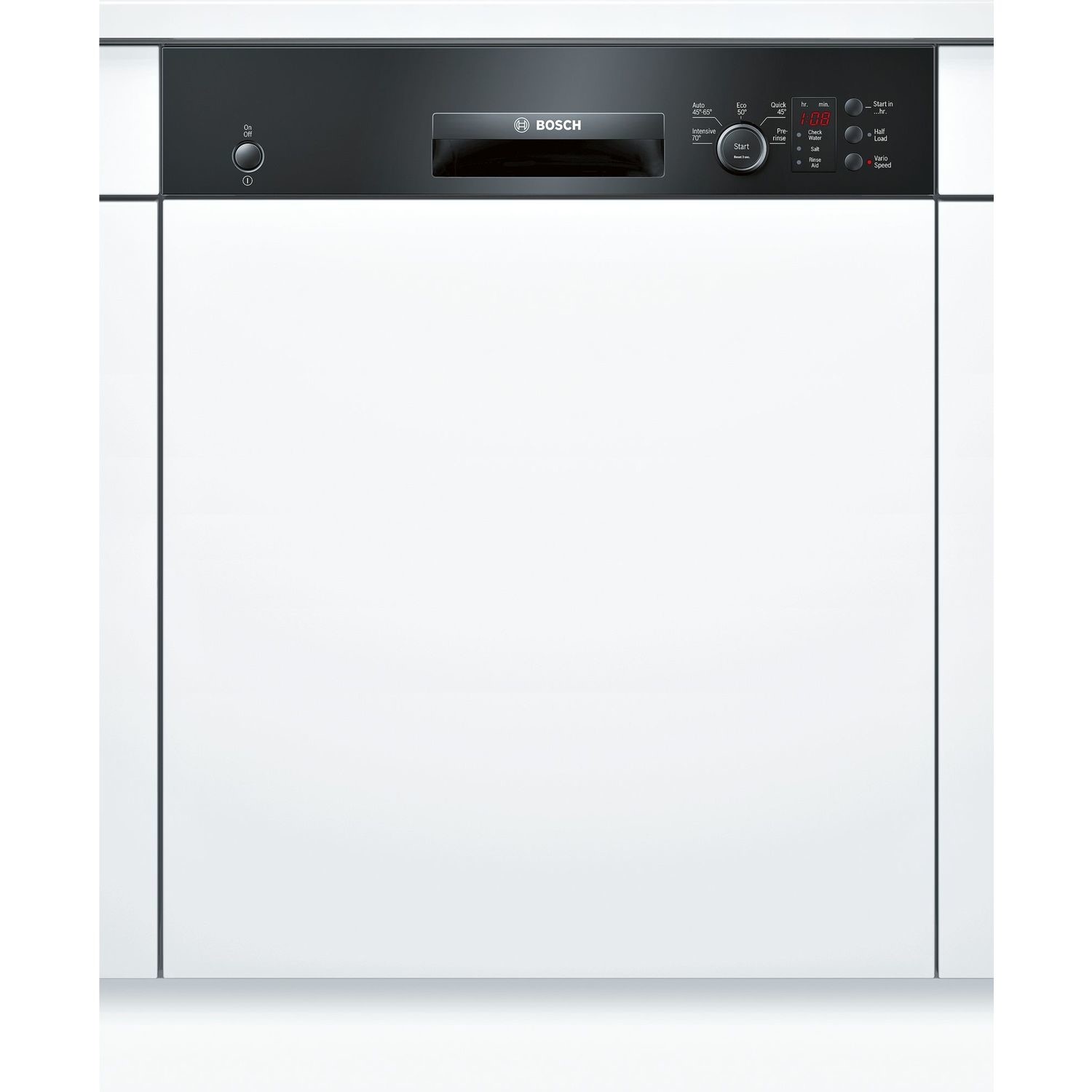 Bosch Smi50c16gb Activewater 12 Place Semi Integrated Dishwasher