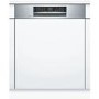 GRADE A2 - Bosch Serie 6 Home Connect SMI68MS06G 14 Place Semi Integrated SMART Dishwasher - Stainless Steel