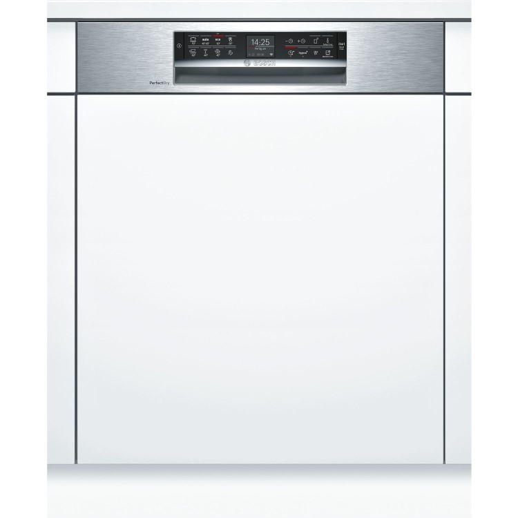 Bosch Serie 6 Home Connect SMI68TS06E 14 Place Semi Integrated SMART Dishwasher - Stainless Steel