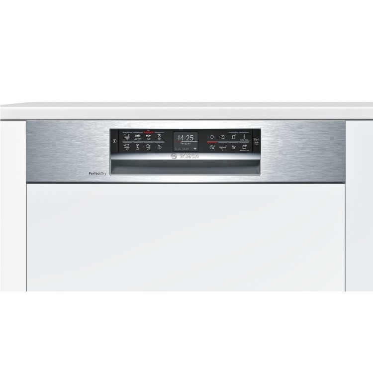 Bosch Serie 6 Home Connect SMI68TS06E 14 Place Semi Integrated SMART Dishwasher - Stainless Steel