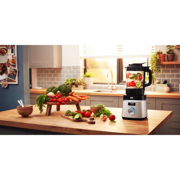 GRADE A1 - Beko SMM888BX Soup Maker With 5 Auto Programmes - Stainless Steel