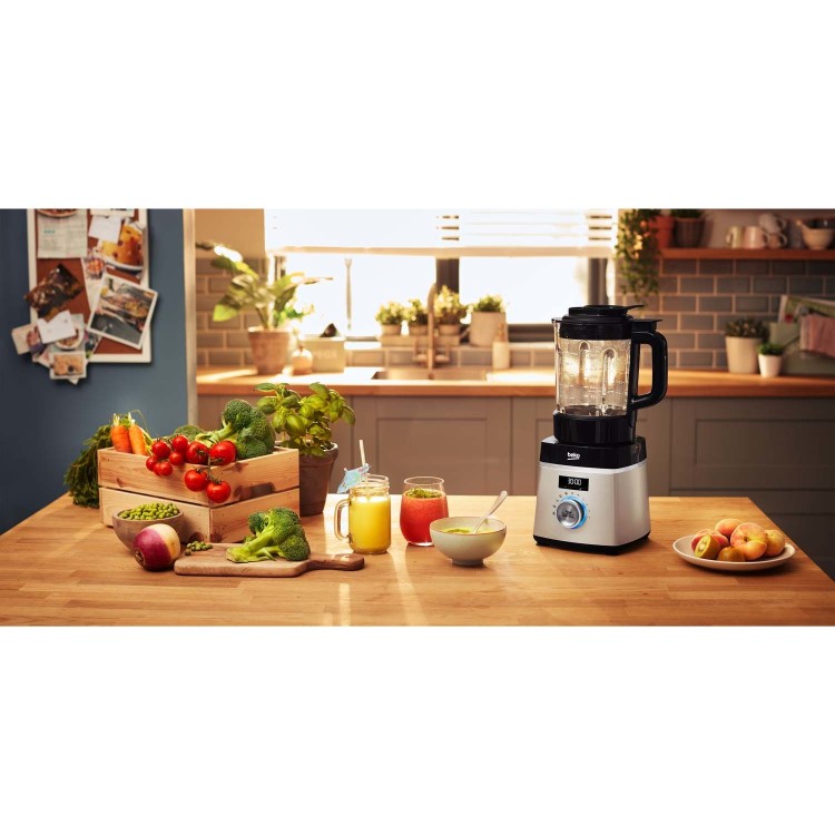 GRADE A1 - Beko SMM888BX Soup Maker With 5 Auto Programmes - Stainless Steel