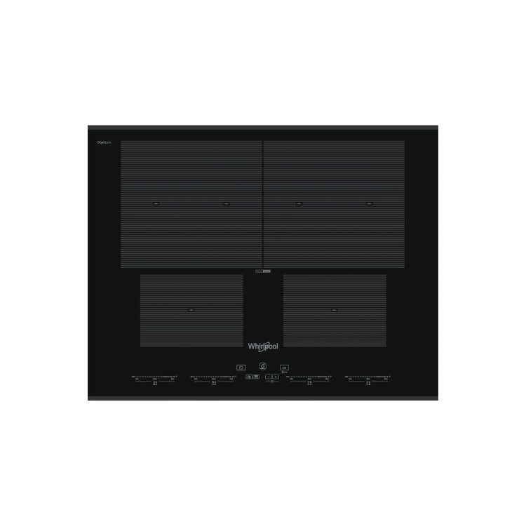 Whirlpool SMO654OF/BT/IXL 4 zones 3 sizes Built-In W Collection Electric Hobs - Black