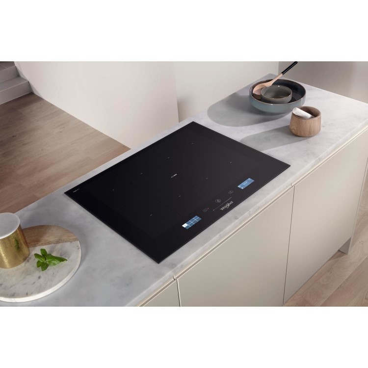 Whirlpool SMP658CBTIXL 65cm Four Zone Induction Hob - Black