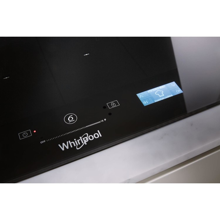 Whirlpool SMP658CBTIXL 65cm Four Zone Induction Hob - Black