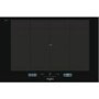 Whirlpool SMP778CNEIXL 77cm Four Zone FlexiFill Induction Hob - Black