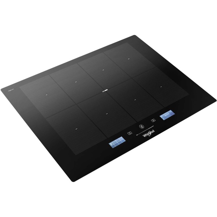 Whirlpool SMP778CNEIXL 77cm Four Zone FlexiFill Induction Hob - Black