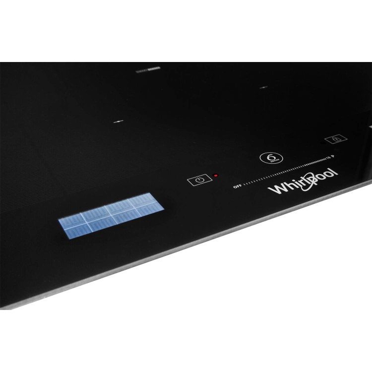 Whirlpool SMP778CNEIXL 77cm Four Zone FlexiFill Induction Hob - Black