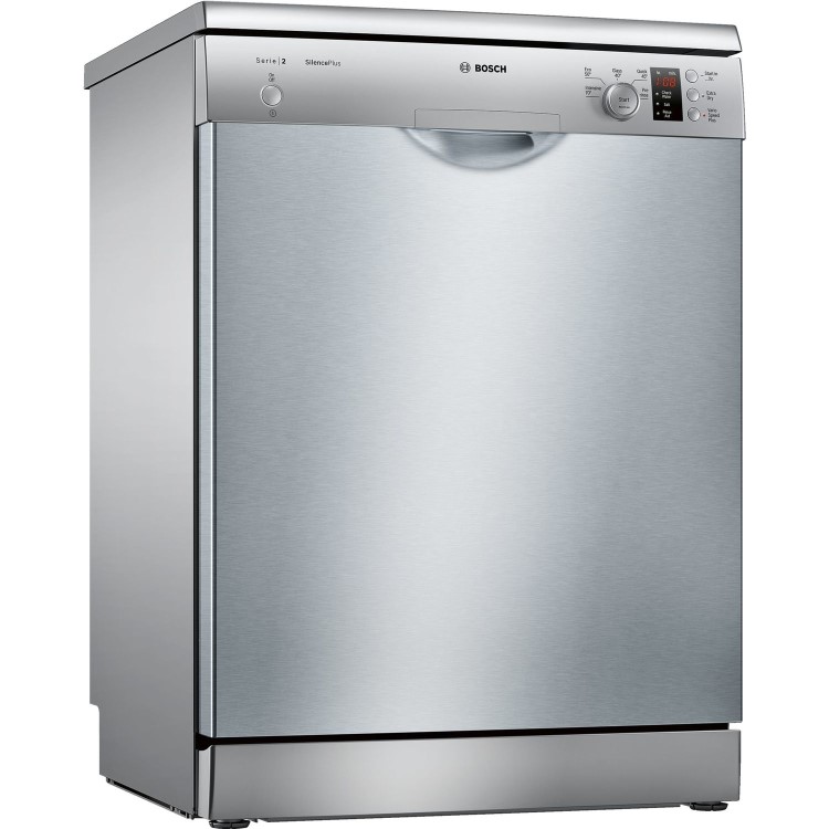 Bosch Serie 2 Active Water SMS25AI00G 12 Place Freestanding Dishwasher - Silver
