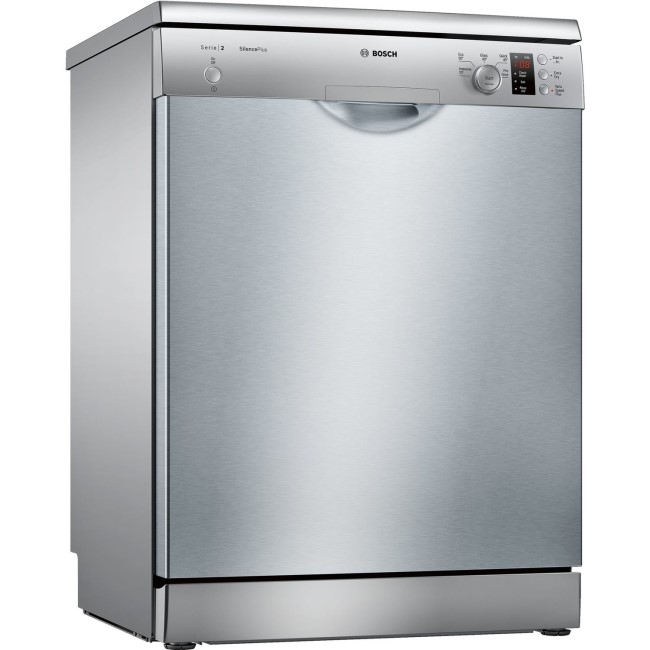 GRADE A1 - Bosch Serie 2 Active Water SMS25AI00G 12 Place Freestanding Dishwasher - Silver
