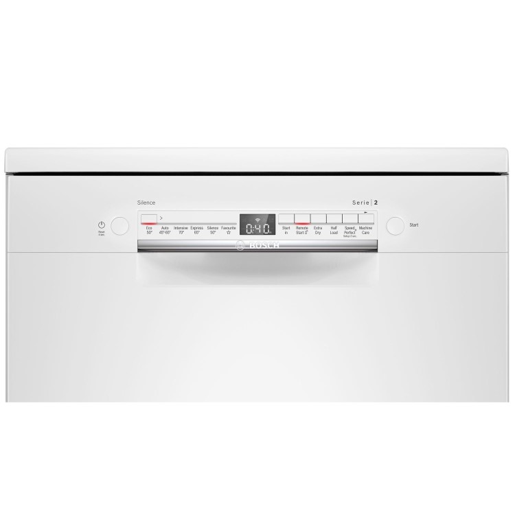 Bosch Series 2 12 Place Settings Freestanding Dishwasher - White